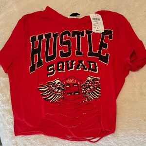 Red Hustle Squad Kids T-Shirt